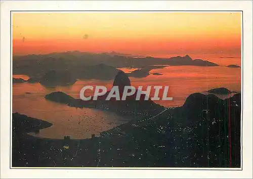 Cartes postales moderne Rio a baia Guanabara