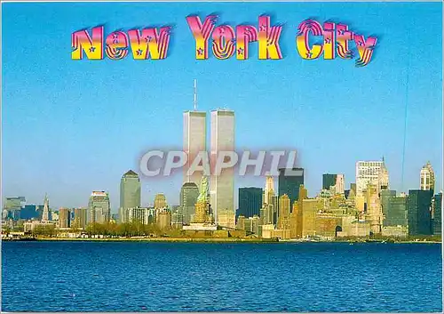 Cartes postales moderne New York Fabulous New York Skyline with the statue of Liberty in the New York Harbor