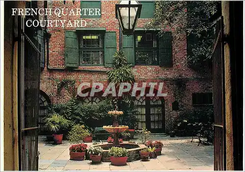Cartes postales moderne Boulatour Courtyard New Orleans Louisiana
