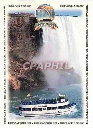 Moderne Karte There's Magic The Mist Bateau Niagara