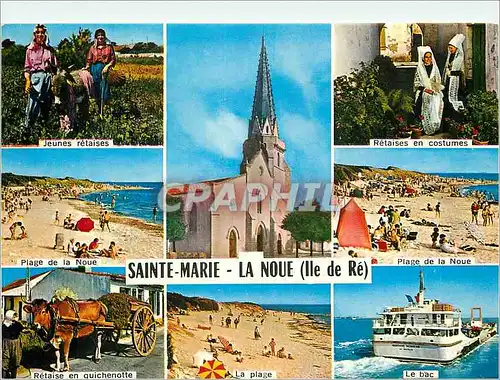 Cartes postales moderne Saint Marie de La Noie (Chate Mme) Jeunes Retaises Plage de la Noue Le Bac Bateau