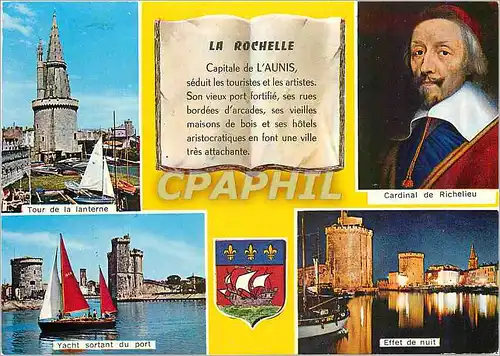Moderne Karte La Rochelle (Chte Mme) Tour de la lanterne Cardinal de Richelieu