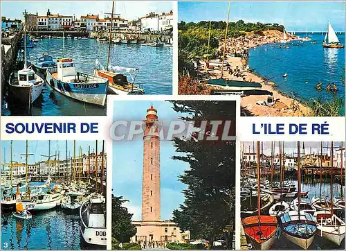 Cartes postales moderne Ile de Re (Hte Mme) La Flotte en Re Le Port La Plage de Trousse