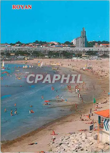 Cartes postales moderne Royan (Ch Mme) La grande conche et l'eglise