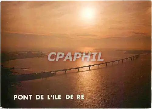 Cartes postales moderne Pont de Ile de Re (Chte Mme) (Ch Mme) L'Ile de Re est desormais reliee au Continent par un pont