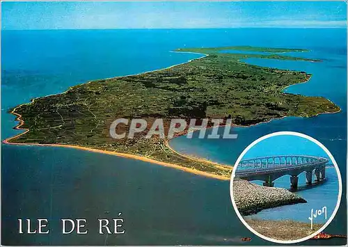 Cartes postales moderne Ile de Re (Chte Mme) Vue d'ensemble Vu du ciel par Alais Perceval