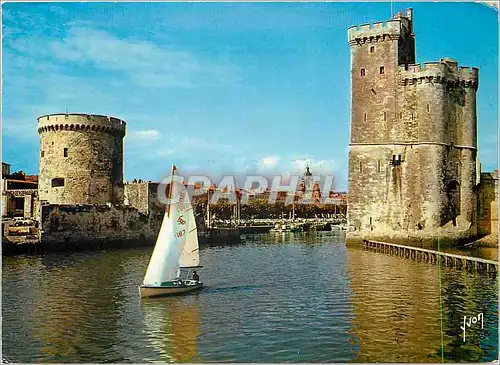 Moderne Karte La Rochelle (Chte Mme) Entree du Port