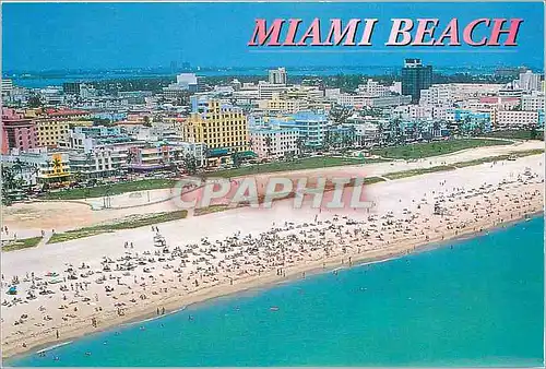 Moderne Karte Miami Beach South Beach Deco District