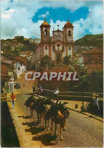 Cartes postales moderne Brasil Turistico Ouro Preto Igreja N Sra Conceicao