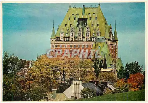 Moderne Karte Quebec Que Le chateau Fontenac