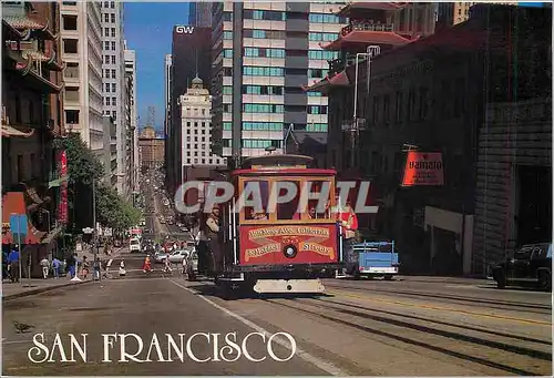 Moderne Karte San Francisco Tramway