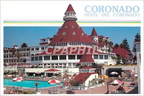 Moderne Karte Coronado Hotel del Coronado