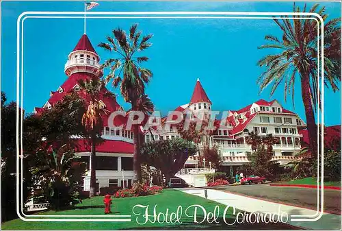 Moderne Karte Hotel Del Coronado