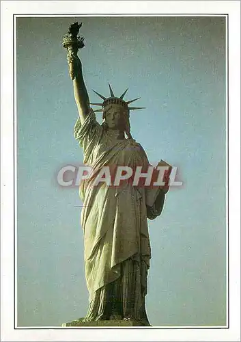 Moderne Karte Usa New York La Statue de la Liberte