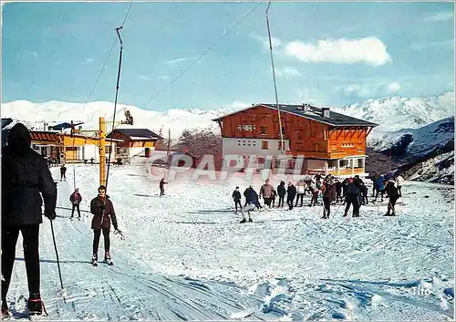 Moderne Karte Saint Lary (Htes Pyrenees) Pistes de l'Ecole au Pla d'Adet