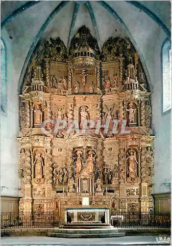 Cartes postales moderne La Preste L'Eglise Saintes Juste et Ruffine Le R�table en bois dore sculpte style catalan