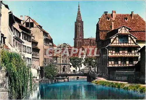 Moderne Karte Strasbourg Petite France