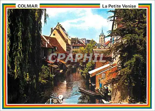 Moderne Karte Haut Rhin Colmar La Patite Venise