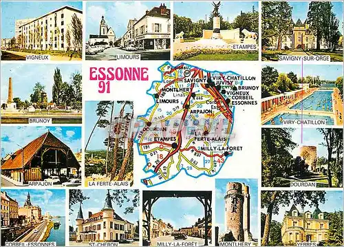 Cartes postales moderne Essonne Vigneux Limours Etampes Savigny sur Orge Viry Chatillon Arpajon