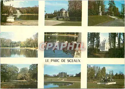 Moderne Karte Le Parc de Sceaux