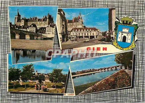 Cartes postales moderne Gien(Loiret) Le Chateau et l'Eglise