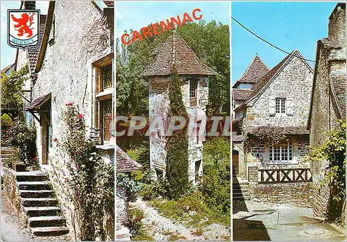 Cartes postales moderne Le lot Terre des Merveilles Carennac Village Classe situe sur les bords de la Dordogne