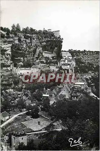 Cartes postales moderne Rocamadour (Lot) Vue generale Sud