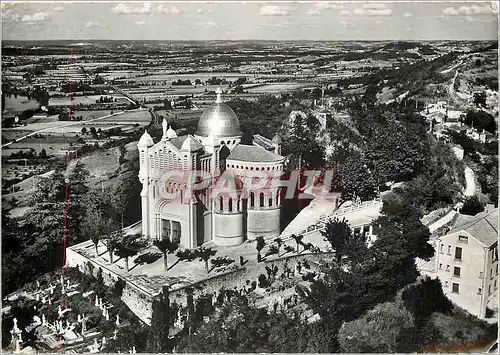 Cartes postales moderne Penne d'Agenais (L et G) Notre Dame de Peyrogude Le Sanctuaire Vue aerienne