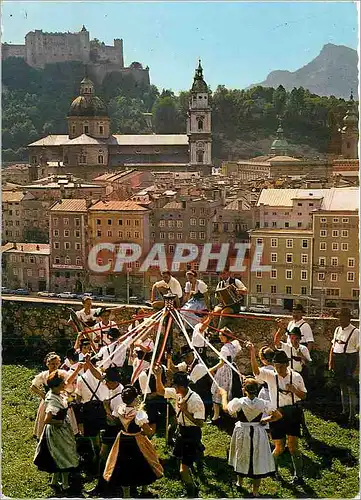 Cartes postales moderne Salzburg Blick auf die Festung