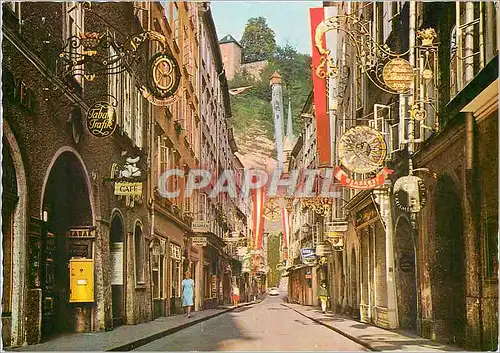 Cartes postales moderne Salzburg Getreidegasse