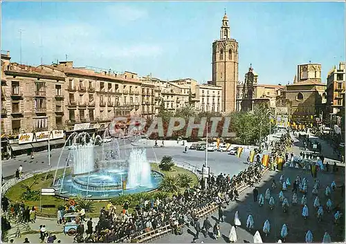 Cartes postales moderne Valencia Place de la Reine