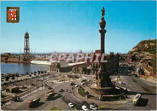 Cartes postales moderne Barcelona Monument a Christophe Colomb
