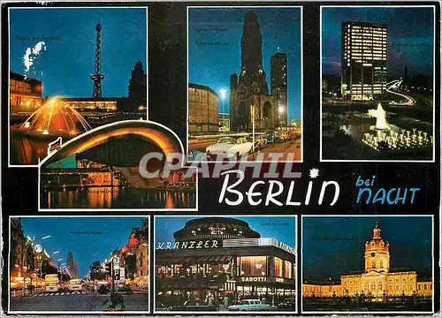 Cartes postales moderne Berlin Bei Nacht