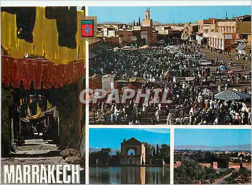 Cartes postales moderne Marrakech Tintoreros