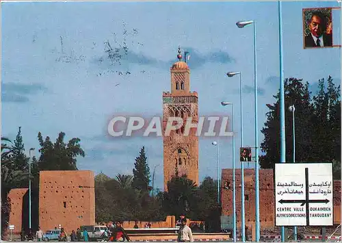 Cartes postales moderne Maroc Infini Marrakech La Koutoubia