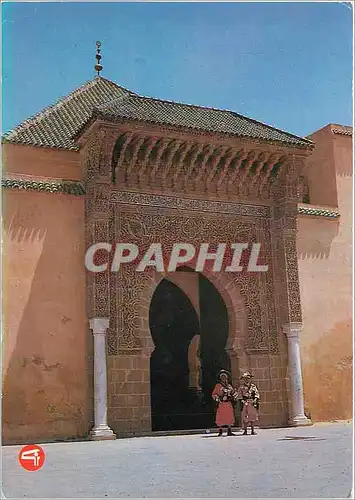 Moderne Karte Meknes Porte Palais Royal