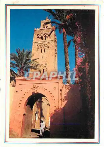 Cartes postales moderne Maroc Marrakech la Koutoubia