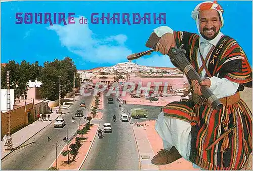 Moderne Karte Algerie Ghardaia Sourire de Chardaia