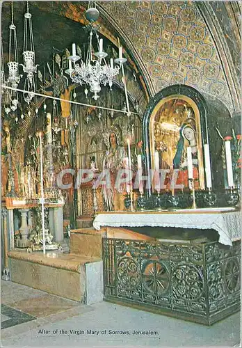 Moderne Karte Jerusalem Altar of the Virgin Mary of Sorrows