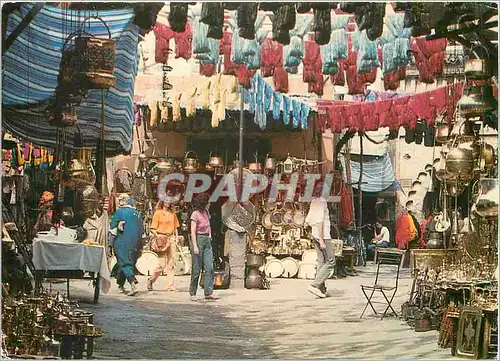 Moderne Karte Marrakech Souk Teinturiers