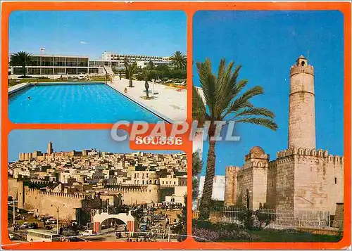 Cartes postales moderne Sousse et l'hotel Alyssa
