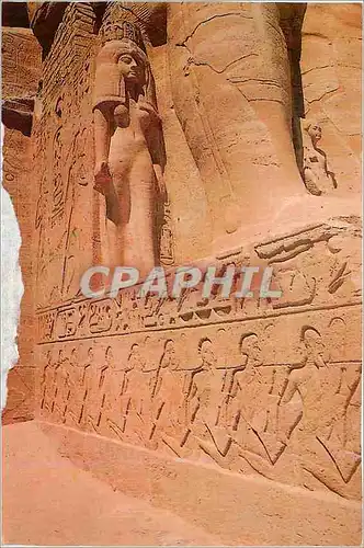 Cartes postales moderne Egypt Abu Simbel The Great Tempel