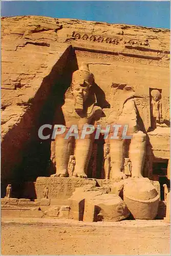 Moderne Karte Egypt Statu of Ramses II