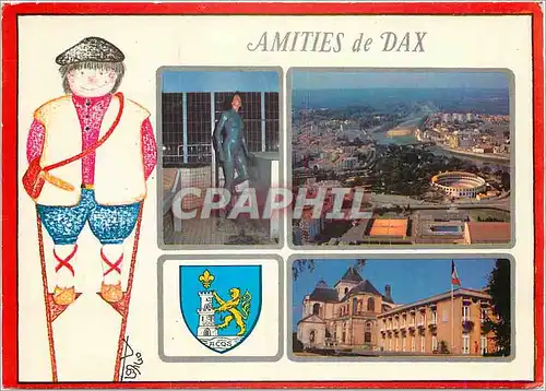 Cartes postales moderne Amities de Dax Ville termale (Landes)