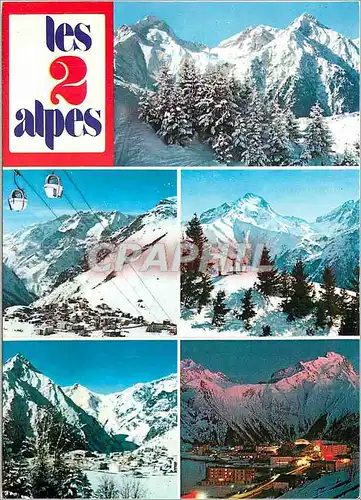 Cartes postales moderne Dauphine France alt 1650 3568 m Vues generale au premier plan la Muzeile (3459 m)et l'aiguille d