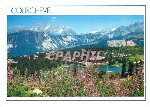 Moderne Karte Courchevel 1850 (Savoie) La Station le jardin Alpin En Tarentaise