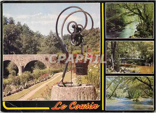 Cartes postales moderne Le Morvan Touristique les Bords du Cousin