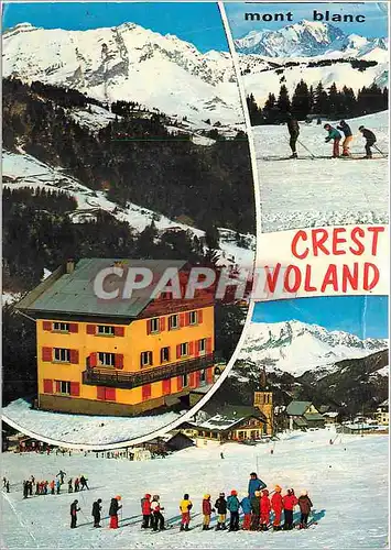 Moderne Karte Crest Voland (Savoie) Alt 1230 m Chalet les Pieux Teleski le Tovat