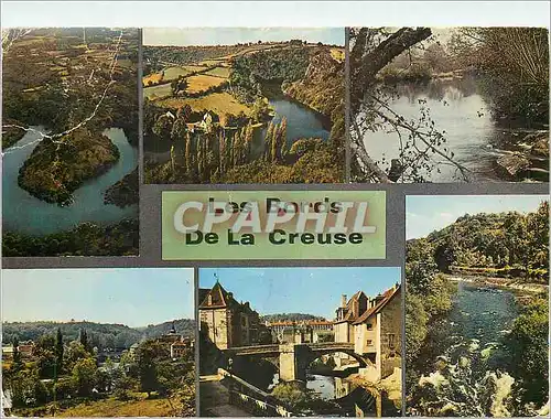Moderne Karte La Vallee de la Creuse Crozant La Boucle du Pin Glenic La Celle Dunoise