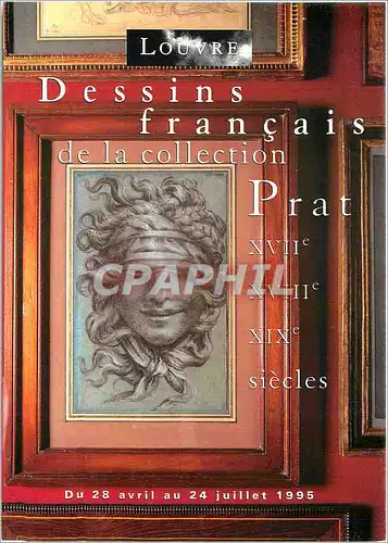 Cartes postales moderne Dessin Francais de Prat Paris Louvre